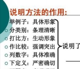 ​说明文的说明方法，说明文的说明方法10个字？