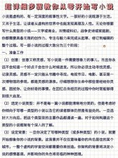 ​系统学习写小说的5个实用方法（手把手教你写小说）