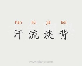 ​汗流浃背读音（有关汗流浃背读音）