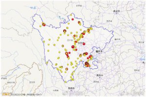​地震网最新消息今天四川（过去5年四川发生3级以上地震455次）