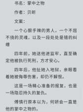 ​掌中之物小说简介（掌中之物小说介绍）