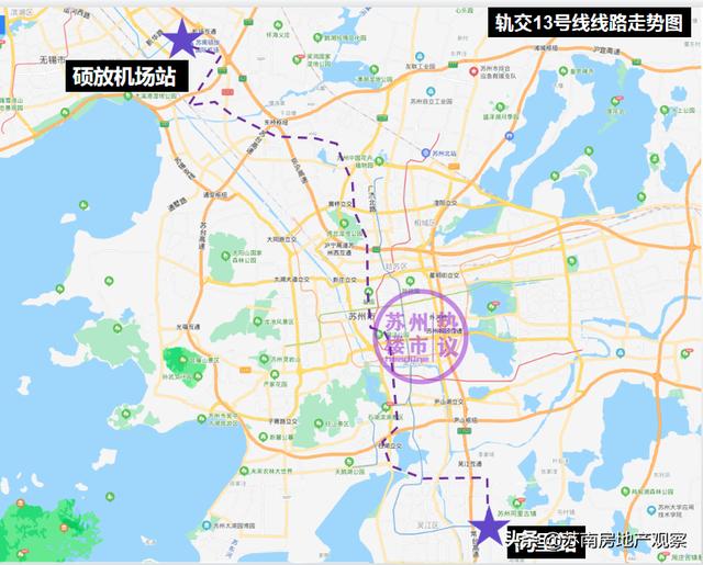 苏州23号地铁规划图（太牛28条轨交26个城际高铁站）(10)