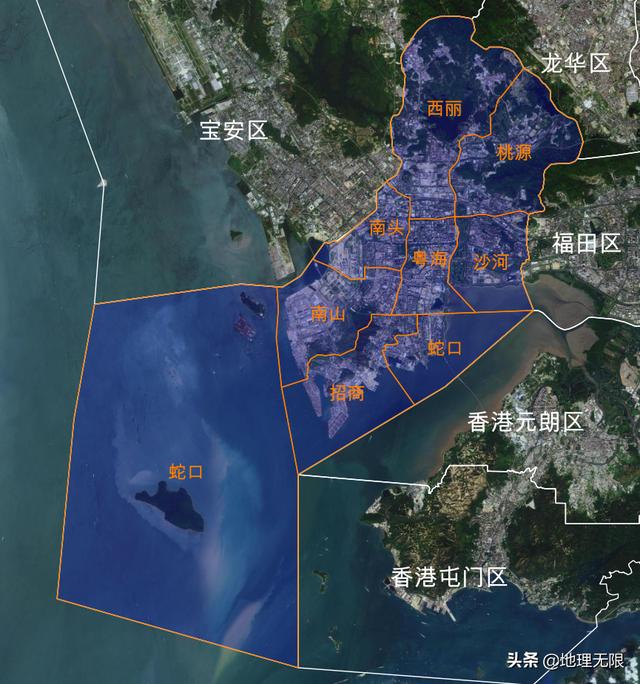 深圳南山桃源街道地图（深圳市南山区8街道地图）(3)