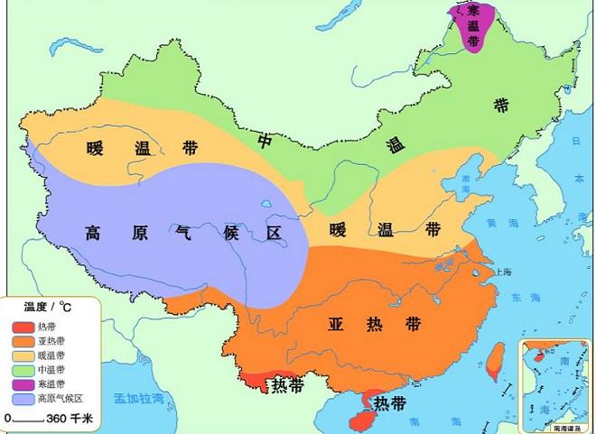 中国属于什么气候(中国有哪些气候)