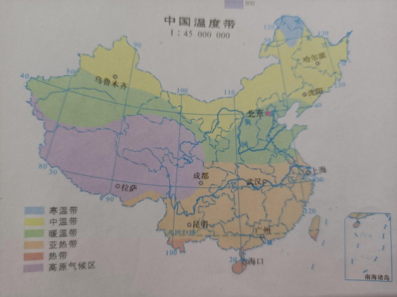 我国五个温度带的划分(中国的温度带划分)