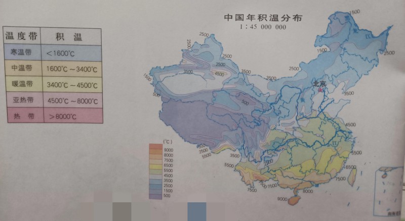 我国五个温度带的划分(中国的温度带划分)
