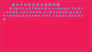​国内十大养发馆品牌排行榜
