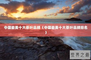 ​中国最美十大茶叶品牌（中国最美十大茶叶品牌排名）