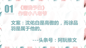 ​扒一扒那些很出名却情节尴尬或三观尽毁的小说《赠我予白》上榜